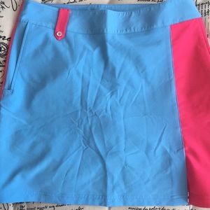 Sport Haley “Diva” Golf Skirt/Skort pink and blue